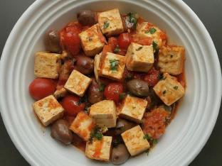 Tofu A La Putanesca Tofu A La Putanesca