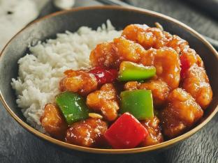 General Tso's Chicken and Rice