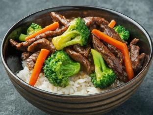 Broccoli Beef and Rice