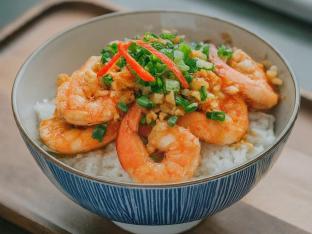 Yuxiang Shrimp and Rice