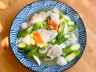 Fish with Fresh Asparagus Fish with Fresh Asparagus