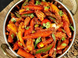 Veg Jalfrezi Boxed Meal [Large]