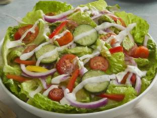 Entree House Salad with Ranch Dressing Entree House Salad with Ranch Dressing