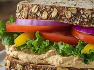 Garden Sandwich on Multi-Grain Bread