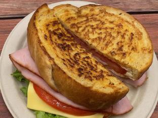 Smoked Ham and Gouda on Texas Toast