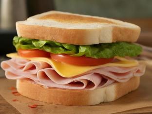 Ham and American Cheese on Texas Toast