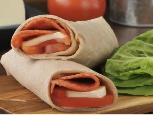 Gluten Free Pepperoni and Mozzarella Wrap