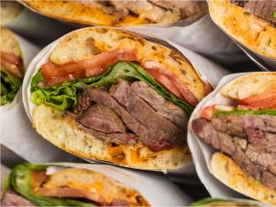 Smoked Brisket Sandwich Platter