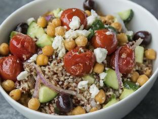 Brown Rice and Quinoa Bowl