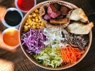 Beef Bibimbap | Lettuce | White Rice & Kimchi Beef Bibimbap | Lettuce | White Rice & Kimchi