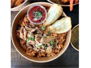 Chicken Kimchi Rice | Korean Pickles & Corn Salad Chicken Kimchi Rice | Korean Pickles & Corn Salad