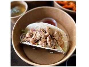 Grilled Chicken Taco Plate | Korean Salad & White Rice Grilled Chicken Taco Plate | Korean Salad & White Rice
