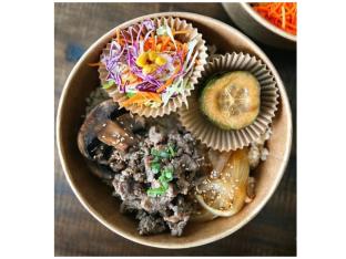 Beef Rice | White Rice | Korean Pickle & Korean Salad Beef Rice | White Rice | Korean Pickle & Korean Salad