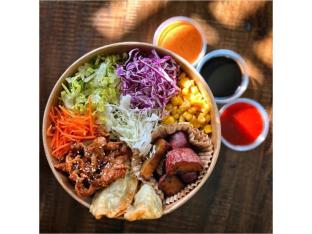Pork Bulgogi Bibimbap | Lettuce | White Rice & Kimchi Pork Bulgogi Bibimbap | Lettuce | White Rice & Kimchi