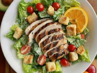 Grilled Chicken Caesar Salad | Fruit Cup