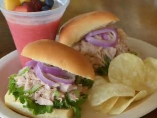 Tuna Salad Sandwich Boxed Meal | Sea Salt Chips | Fruit Cup