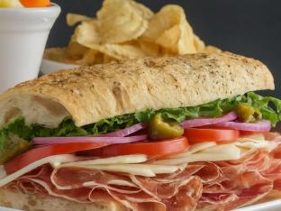 Italian Sandwich Boxed Meal | Sea Salt Chips | Fruit Cup