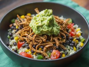 Soyrizo Burrito Bowl | Black Beans