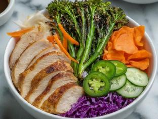 [Special Diet] Chicken Rice Bowl with House Special Sauce (NO Garlic, Shallots, Onions / Allium)