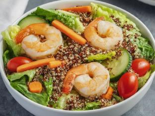 [Special Diet] Allium Free Salad w/Poached Shrimp