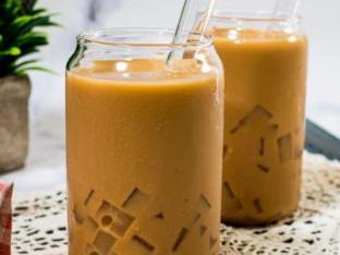Lychee Thai Tea with Lychee Jelly [25% Sweet]