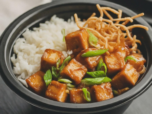 Mongolian Tofu Boxed Meal Mongolian Tofu Boxed Meal