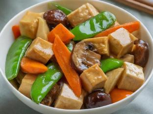Tofu Moo Goo Gai Pan Tofu Moo Goo Gai Pan
