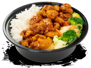 Orange Chicken Bowl | White Rice Orange Chicken Bowl | White Rice