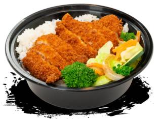 Chicken Katsu Bowl | White Rice Chicken Katsu Bowl | White Rice
