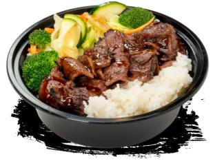 Steak Teriyaki Bowl | White Rice Steak Teriyaki Bowl | White Rice