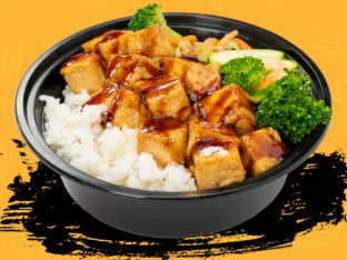 Tofu Teriyaki Bowl | White Rice Tofu Teriyaki Bowl | White Rice
