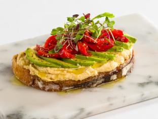 Hummus Avocado Toast Hummus Avocado Toast