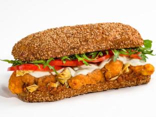Crispy Chicken and Mozz Sandwich Crispy Chicken and Mozz Sandwich