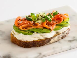 Smoked Salmon Sandwich Smoked Salmon Sandwich