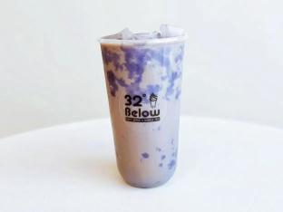 50% Ube Black Milk Tea with Boba