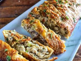 Chicken Alfredo Stromboli Chicken Alfredo Stromboli