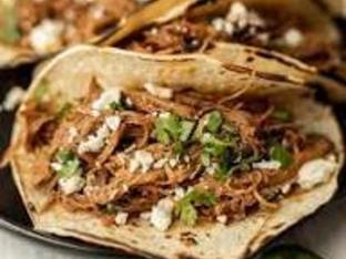Brisket Tacos on Corn Tortillas Boxed Brisket Tacos on Corn Tortillas Boxed