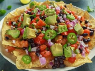 Vegetarian Nachos Boxed Vegetarian Nachos Boxed