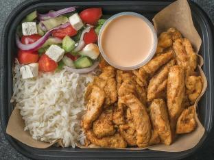 Lazeez Plate with Chicken Lazeez Plate with Chicken