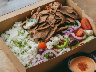 Lazeez Plate with Gyro Meat Lazeez Plate with Gyro Meat
