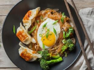 Tofu See-U with Vegetable Gyoza