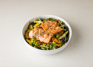 Hidden Fjord Salmon Salad with Sesame Dressing Hidden Fjord Salmon Salad with Sesame Dressing