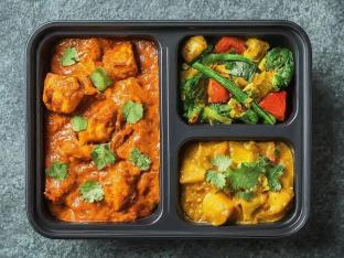 Light Carb Chicken Tikka Masala with Veggie Korma and Tawa Vegetables Light Carb Chicken Tikka Masala with Veggie Korma and Tawa Vegetables