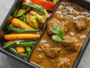 Light Carb Lamb Curry with Tawa Veggies Light Carb Lamb Curry with Tawa Veggies