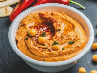 Red pepper hummus Red pepper hummus