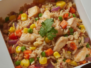 Thai Fried Rice with Chicken Thai Fried Rice with Chicken