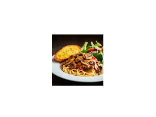 Spaghetti & Beef Ragu | Side Caesar