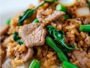 Pork Basil Fried Rice Pork Basil Fried Rice