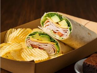 Turkey Avocado Wrap Box Turkey Avocado Wrap Box