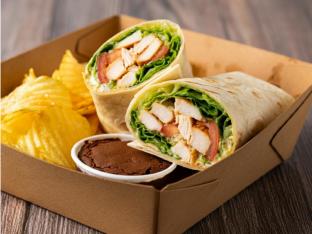 Chicken Caesar Wrap Box Chicken Caesar Wrap Box
